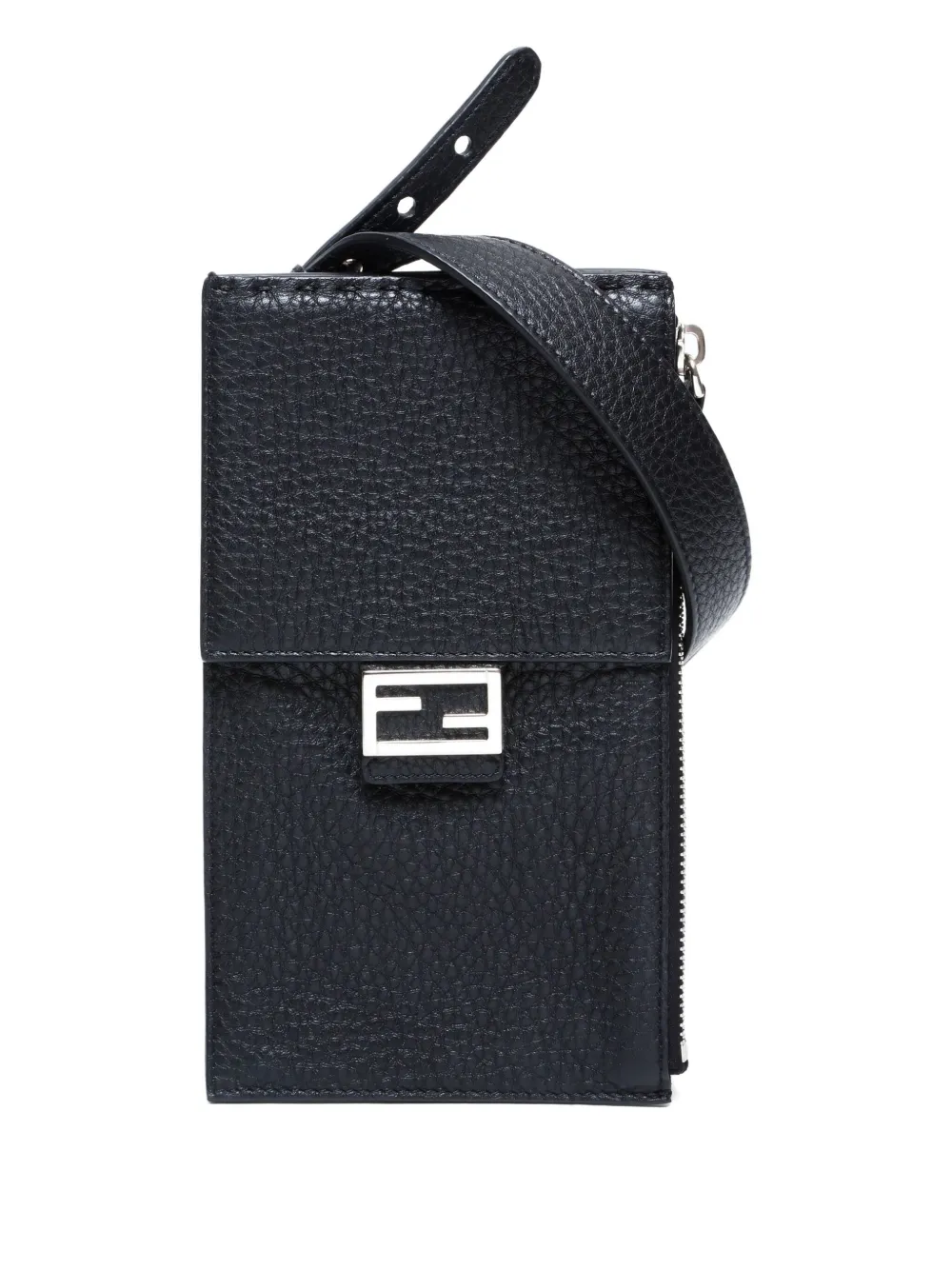 Fendi Pre-Owned 2015-2025 FF-plaque phone case | Black | Image 1