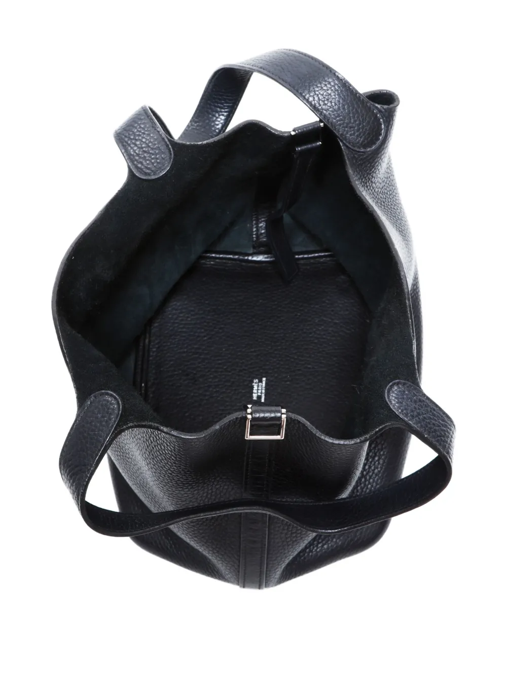 Pre-owned Hermes 2005 Picotin Pm Tote Bag In Black
