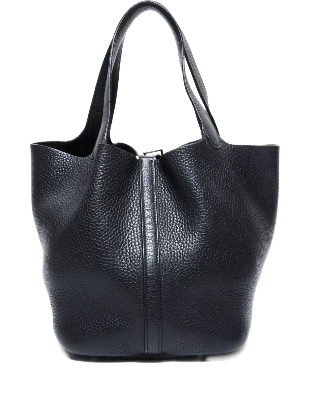 Pre-owned Hermes 2005 Picotin Pm Tote Bag In Black