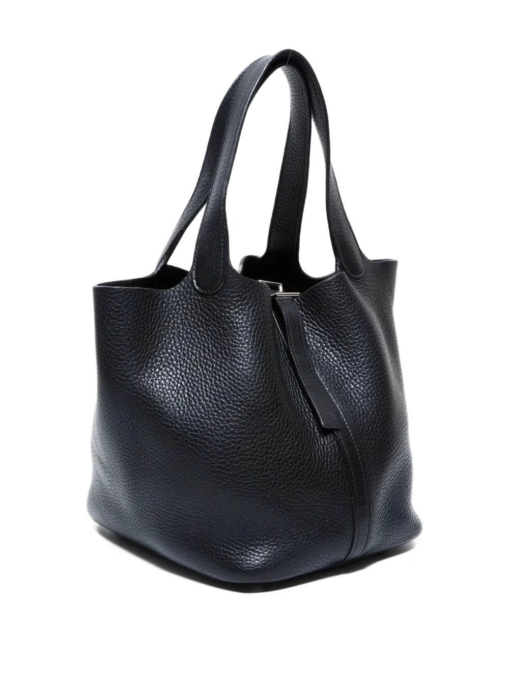 Pre-owned Hermes 2005 Picotin Pm Tote Bag In Black