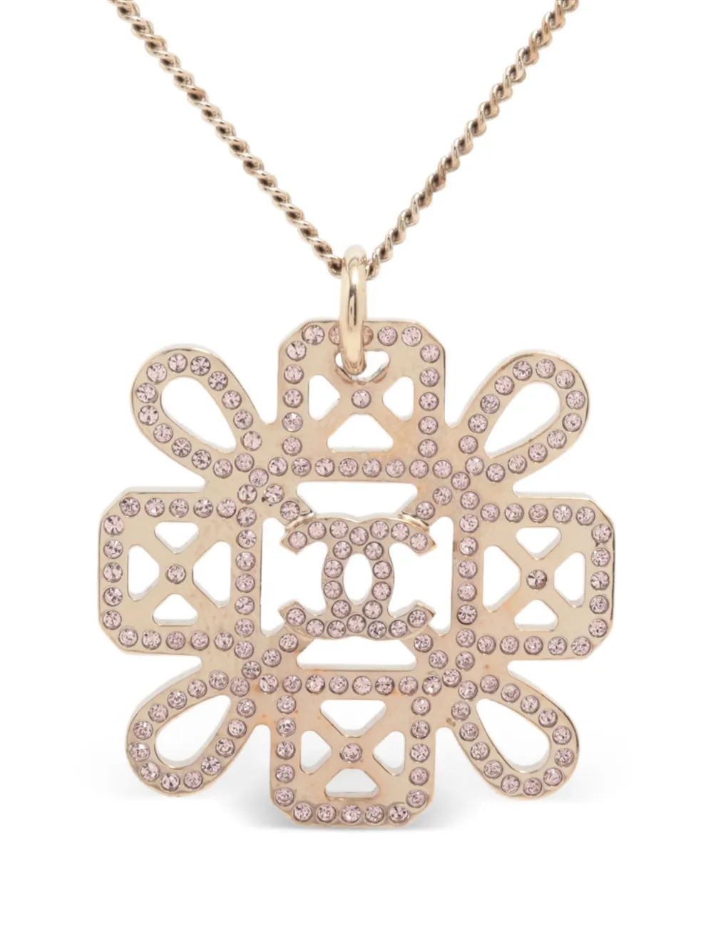 CHANEL Pre-Owned 2017s ココマーク ネックレス - ゴールドトーン