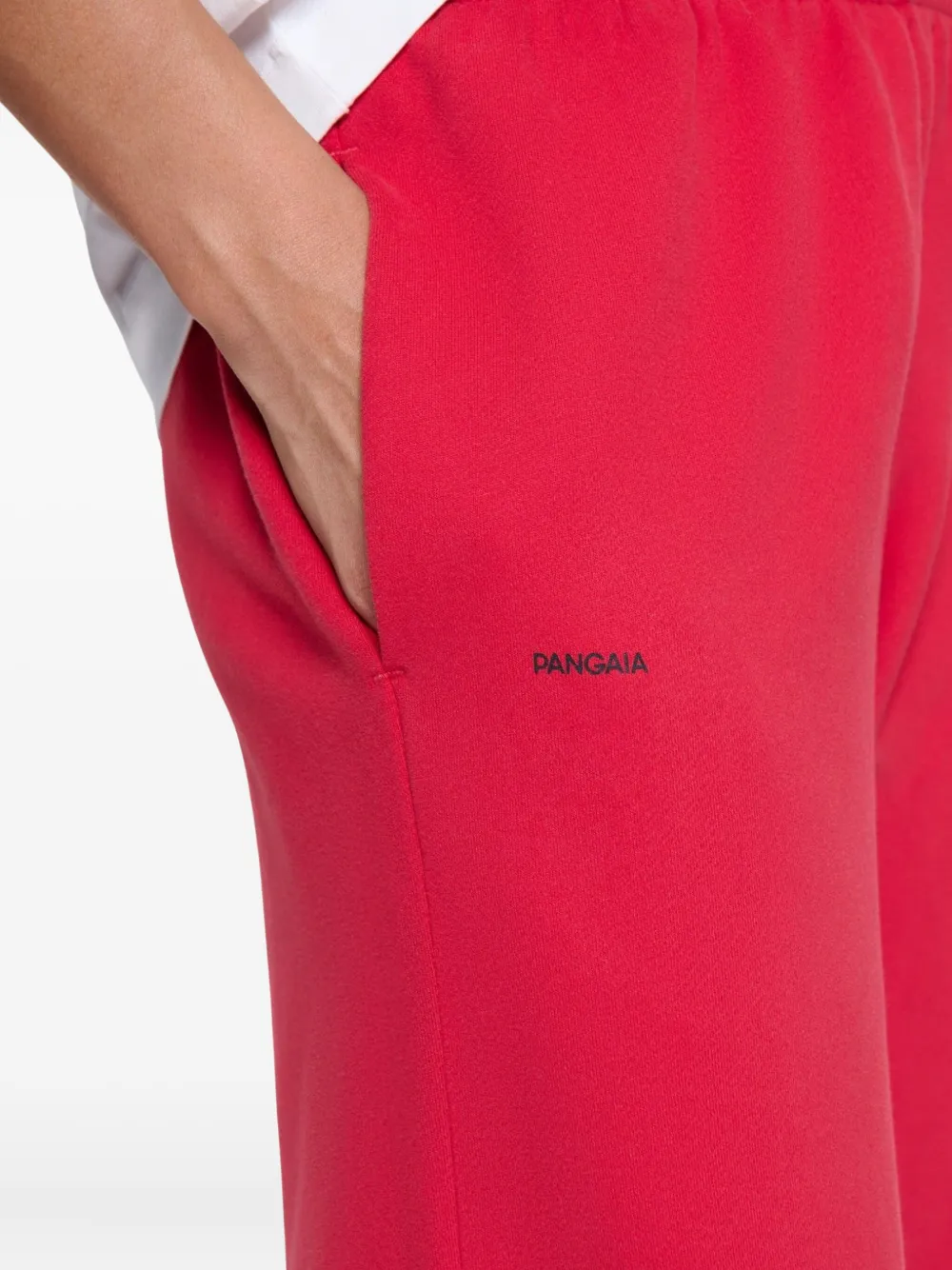 Pangaia 365 Cotton Track Trousers In Red