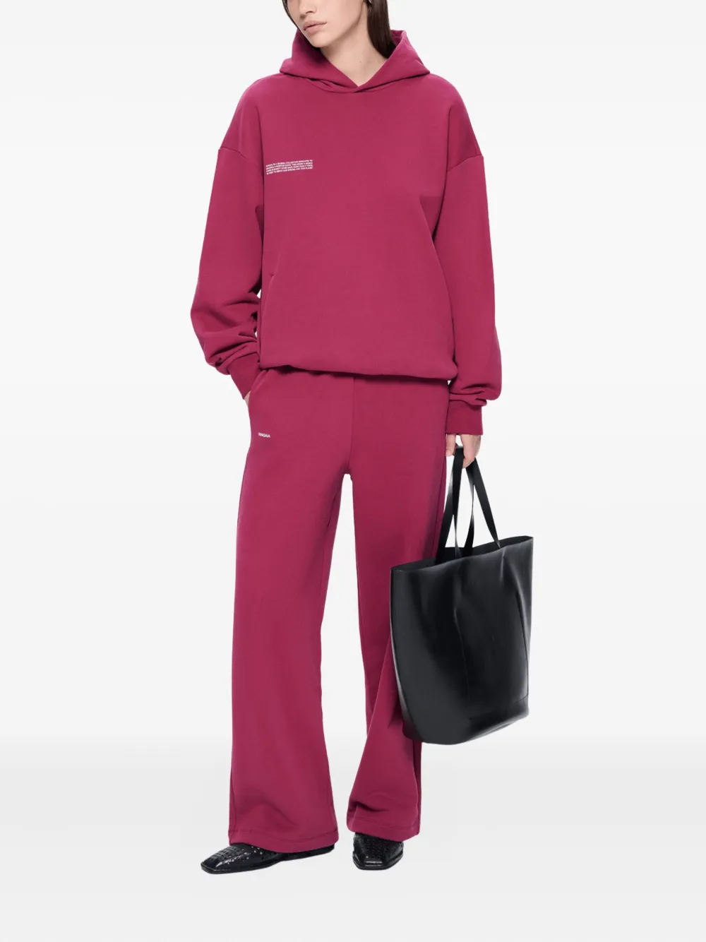 Pangaia 365 Cotton Hoodie In Purple