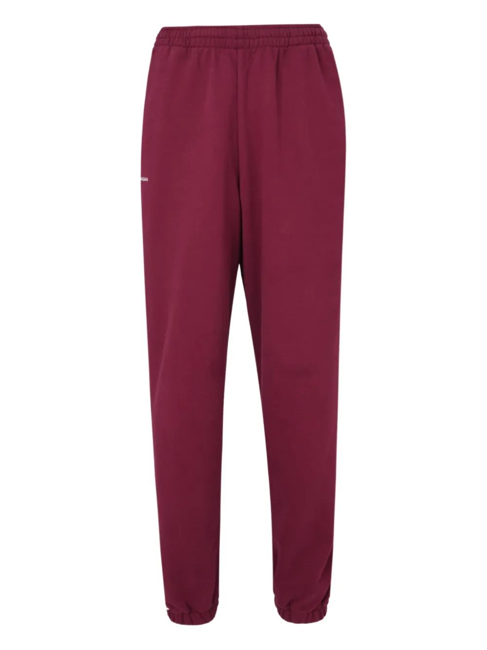 Pangaia 365 Cotton Track Trousers In Burgundy