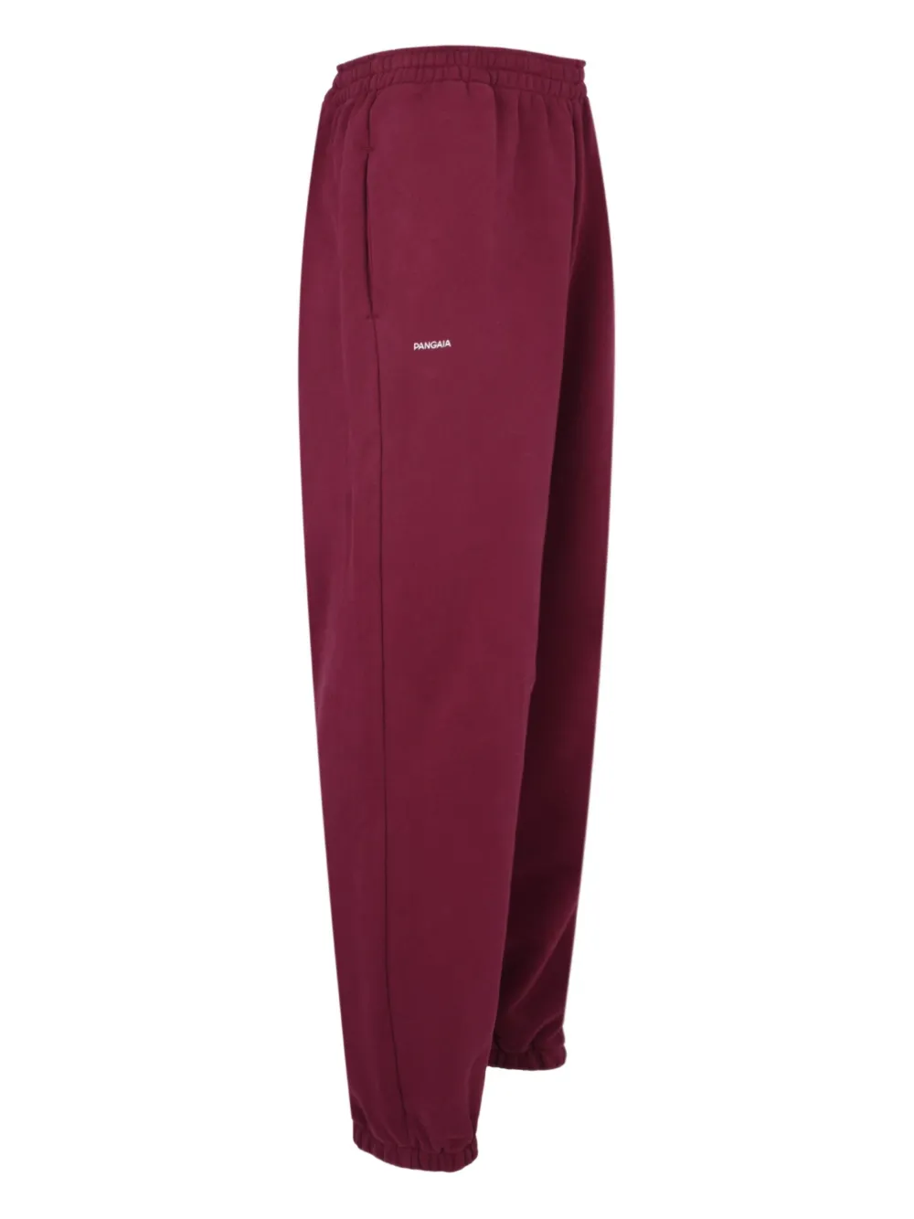 Pangaia 365 Cotton Track Trousers In Burgundy
