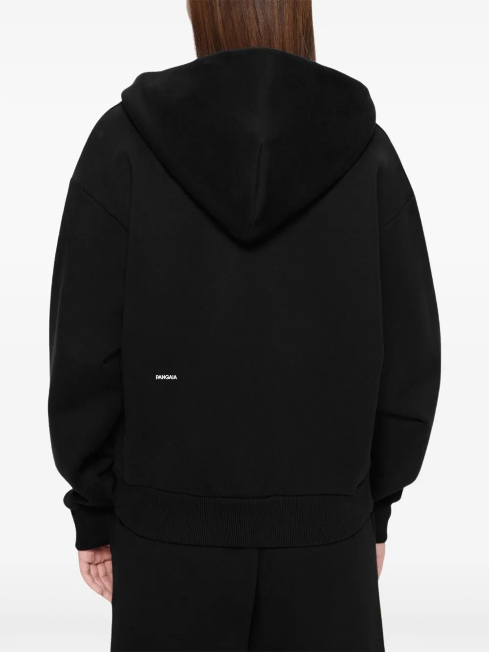 Pangaia 365 hoodie met rits Zwart