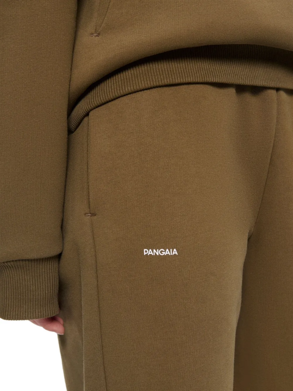 Pangaia 365 Cotton Track Trousers In Brown