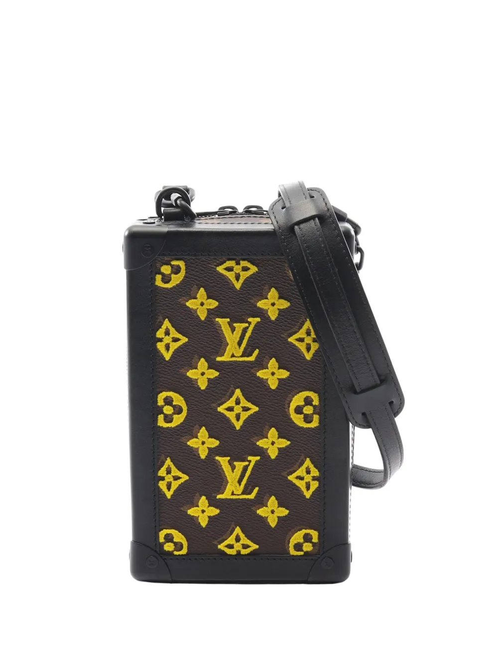 Louis Vuitton Pre-Owned 2020 モノグラム タフタージュ ヴェルティカル ソフト トランク ショルダーバッグ - Louis Vuitton Pre-Owned 2020 モノグラム タフタージュ ヴェルティカル ソフト トランク ショルダーバッグ -