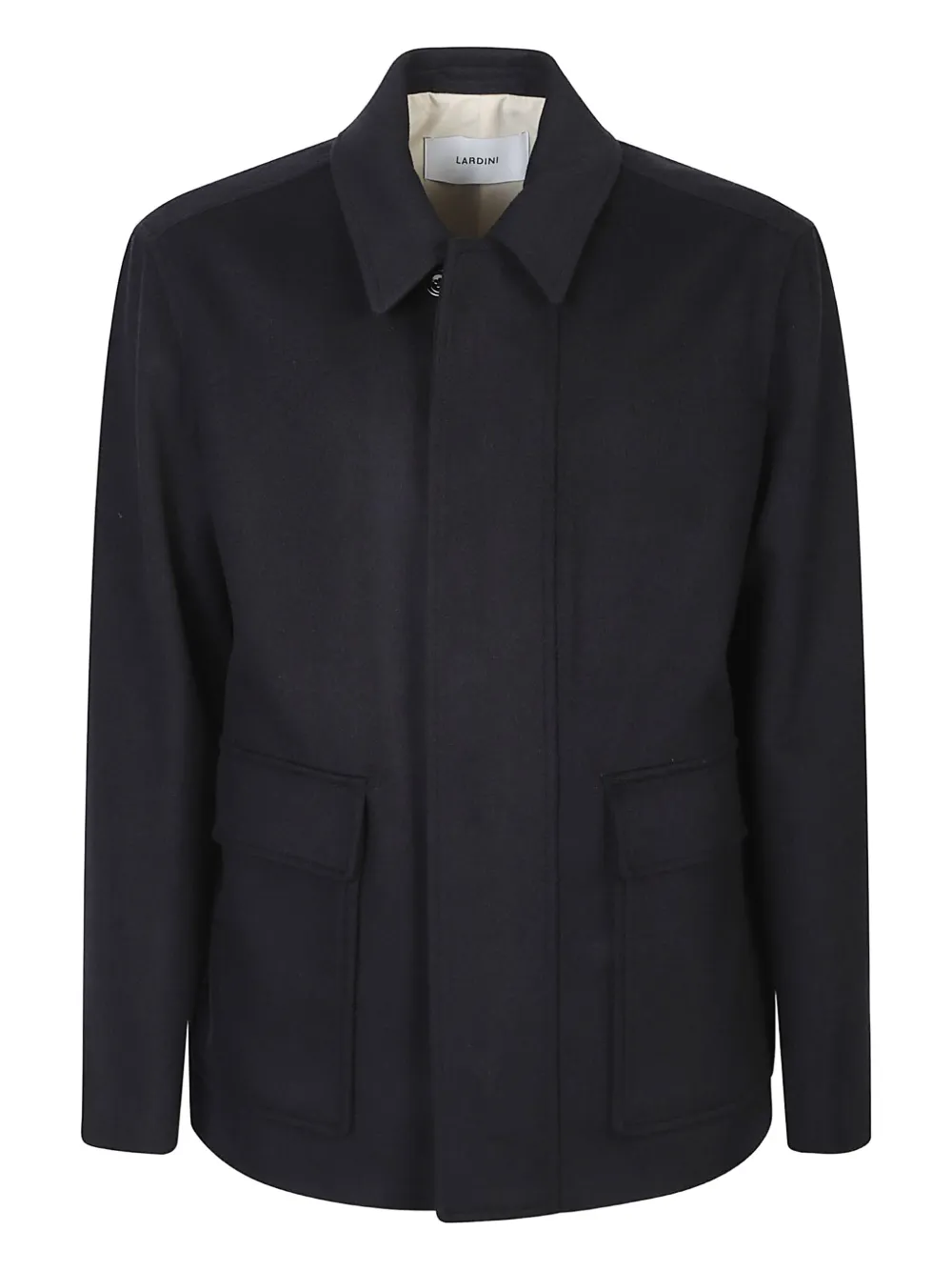 Lardini button wool jacket | azul | Image 1