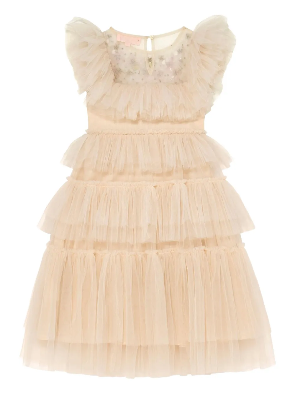 Tutu Du Monde Rana jurk met tutu Beige