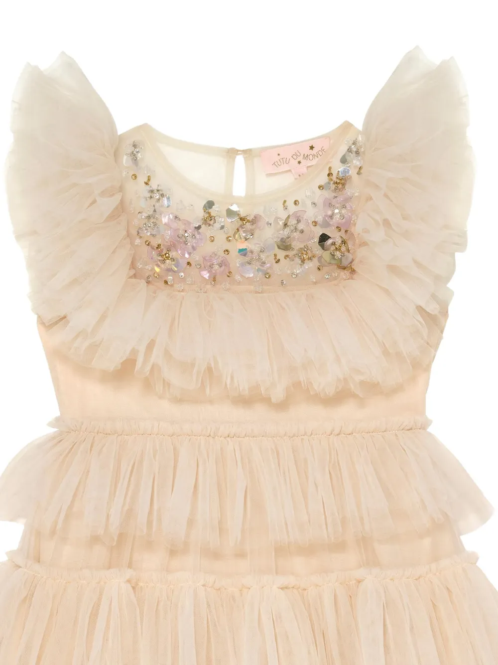 Tutu Du Monde Rana jurk met tutu Beige