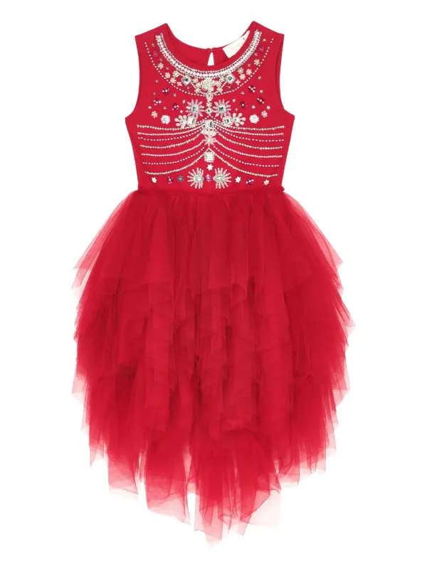 open lace back dress Tutu du Monde Baby Girls Holiday Prancer Tulle Dress main image 0