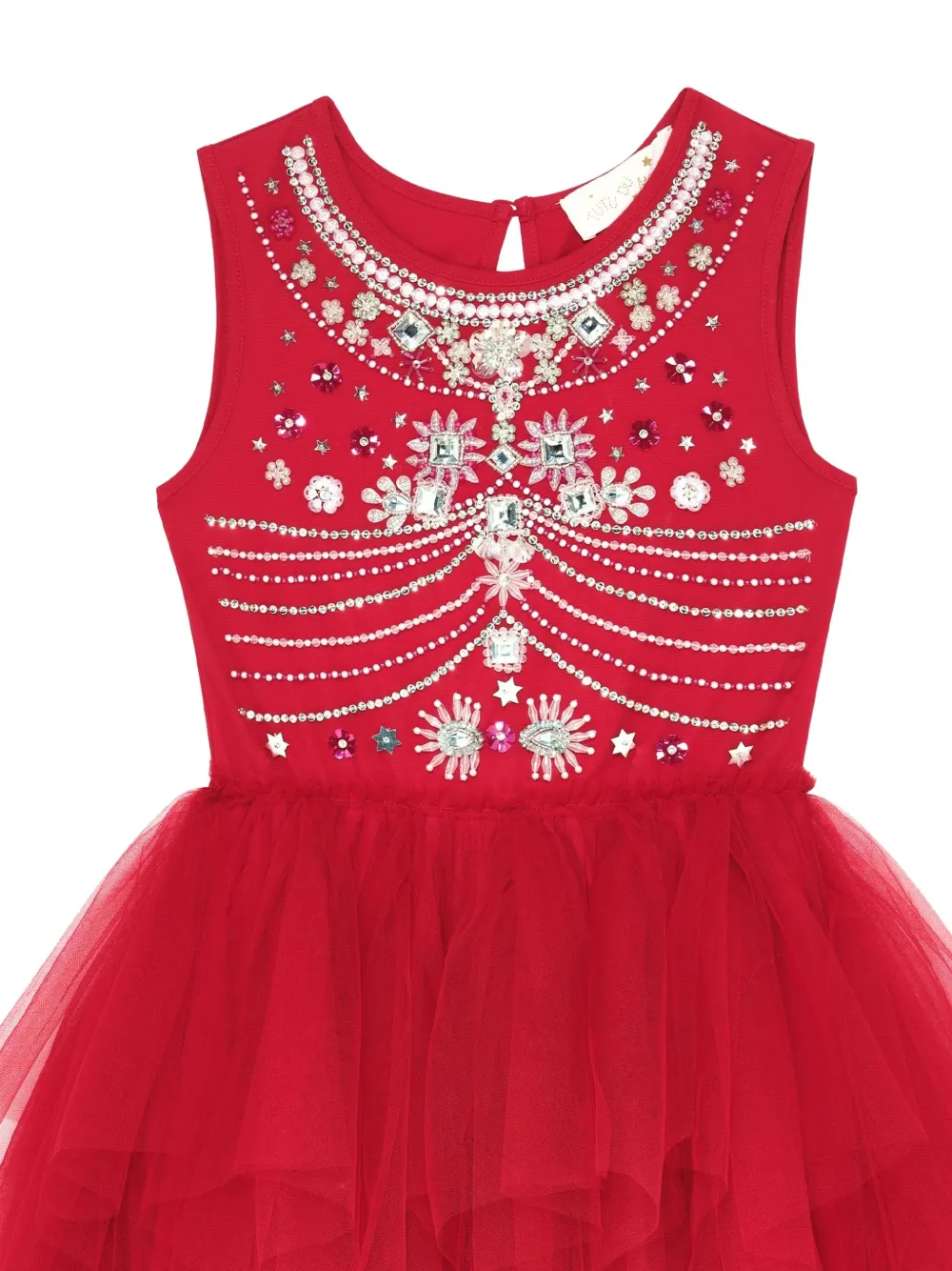 Tutu Du Monde Marche jurk met tutu Rood