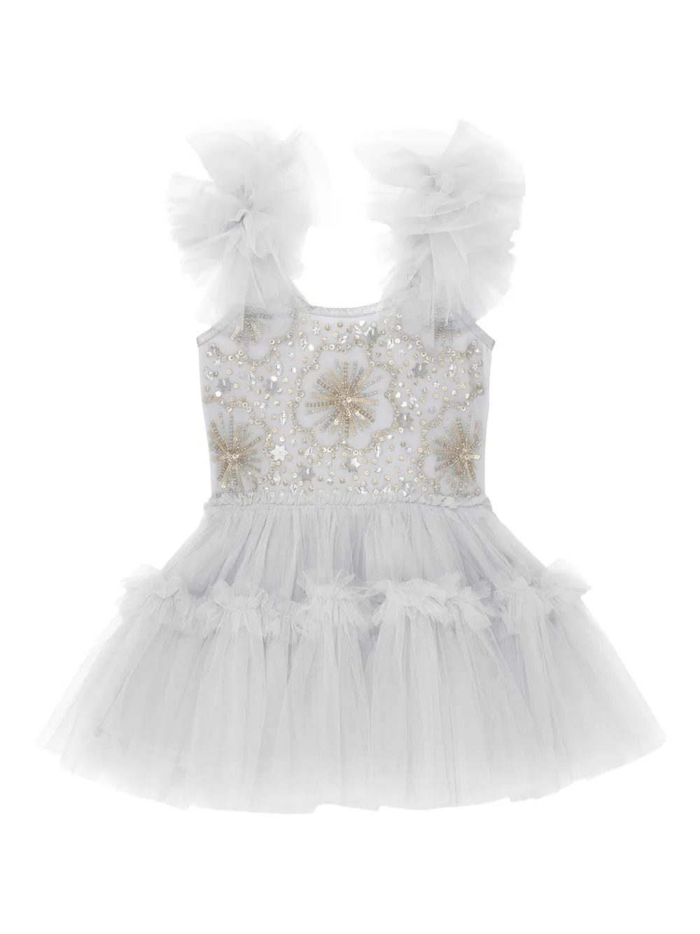Tutu Du Monde Babies' Your Grace Sequin-embellished Dress In Gray