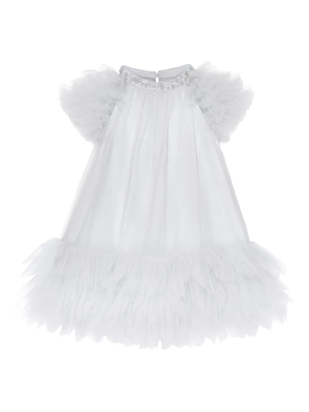 Tutu Du Monde Babies' Abu Dhabi Beaded Dress In White