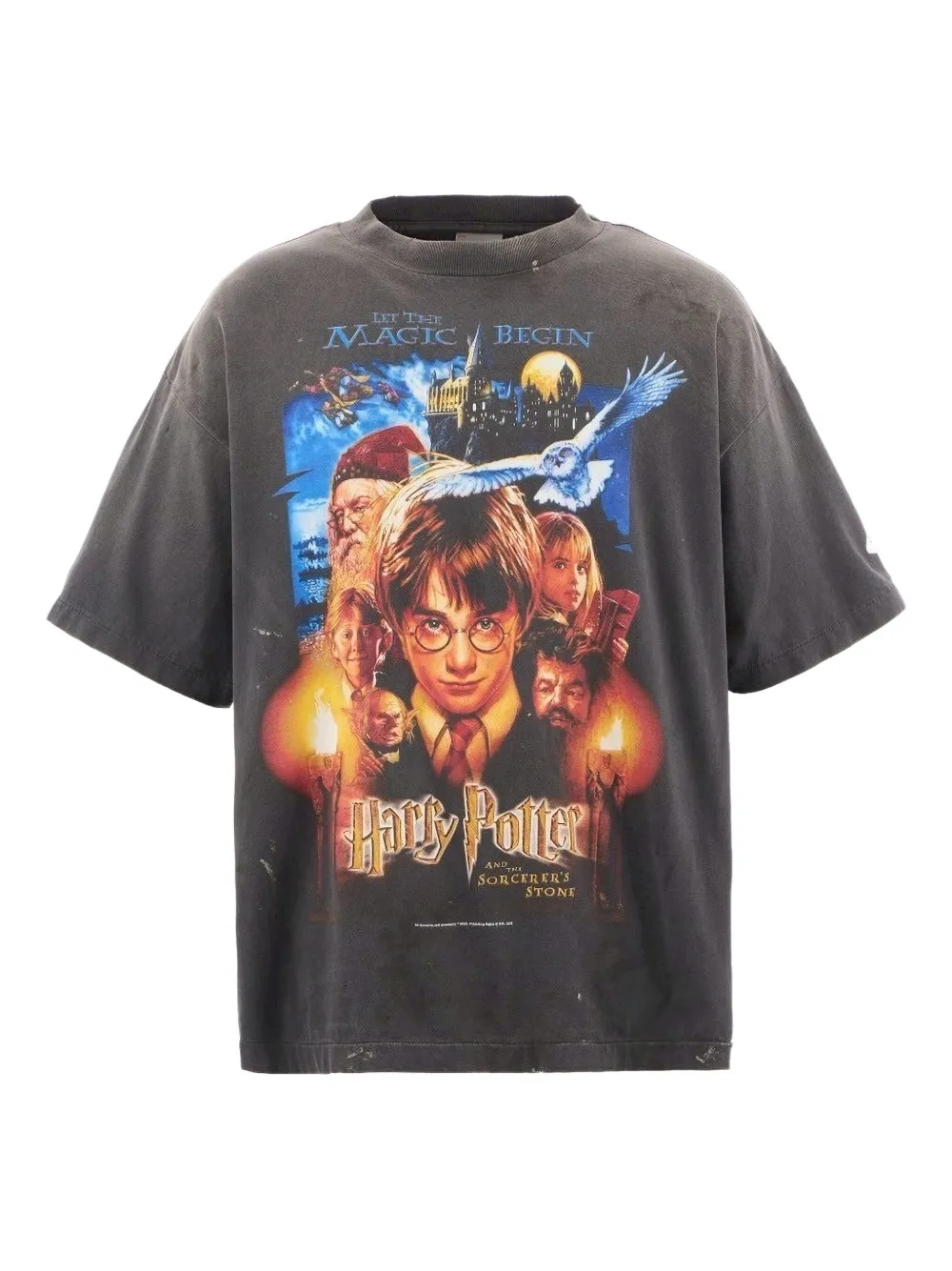 Saint Mxxxxxx Harry Potter Sorcerer's Stone T-shirt In Gray
