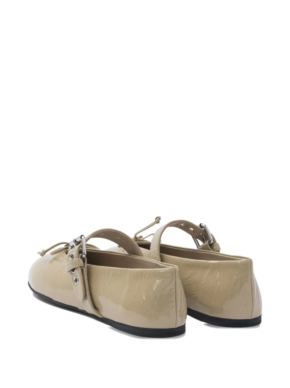 Miu Ballerina's met gesp Beige