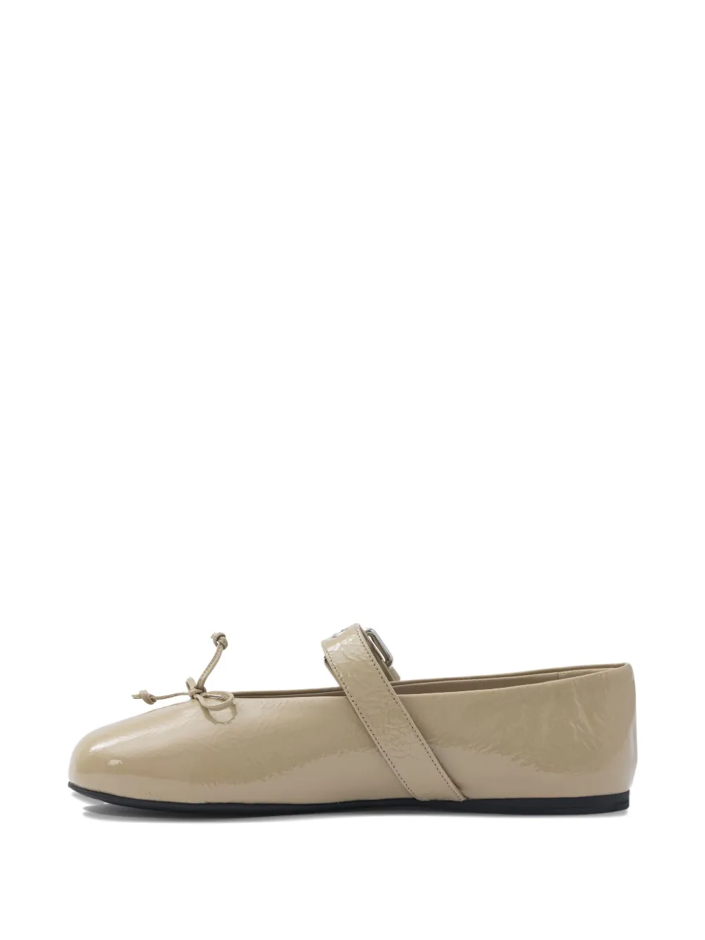 Miu Ballerina's met gesp Beige