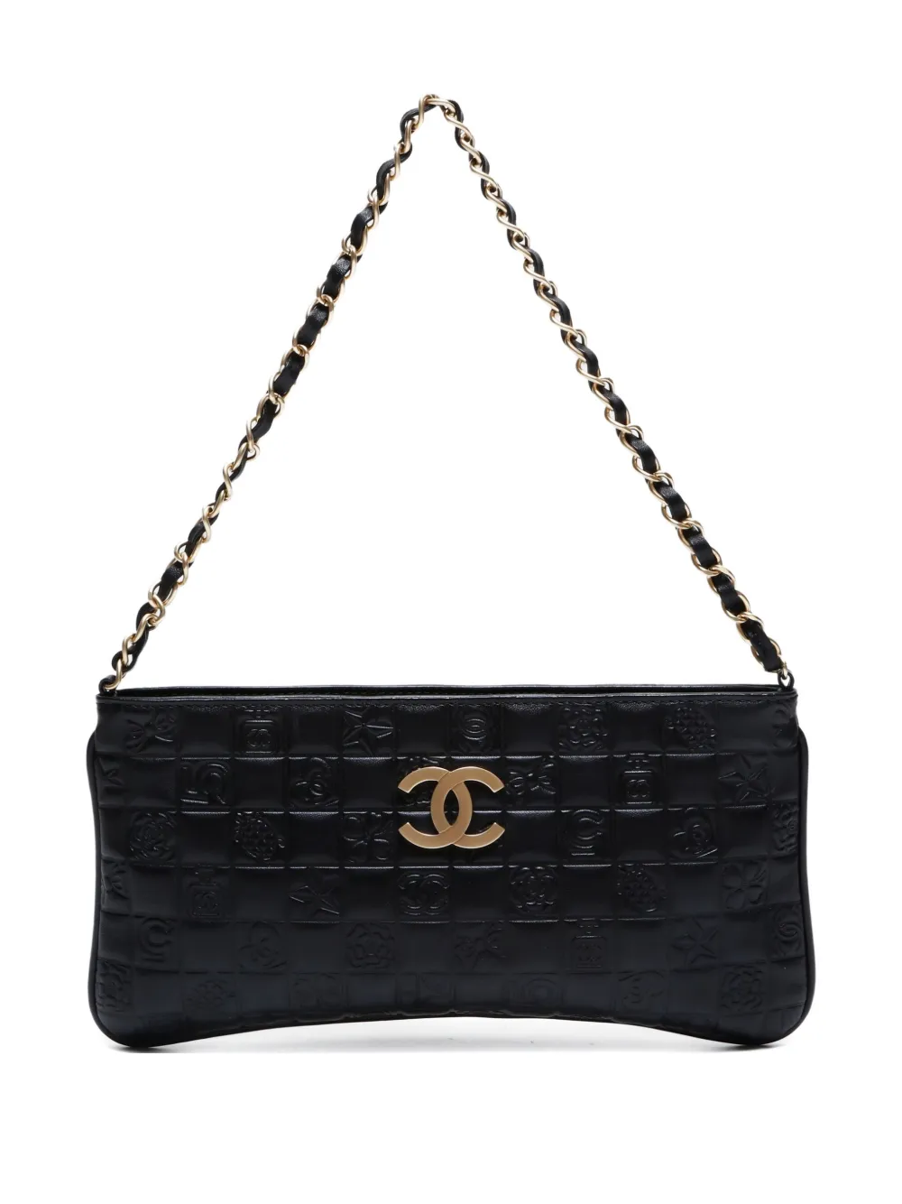 CHANEL Pre-Owned 2003-2004 プレシャスシンボル ショルダーバッグ - ブラック