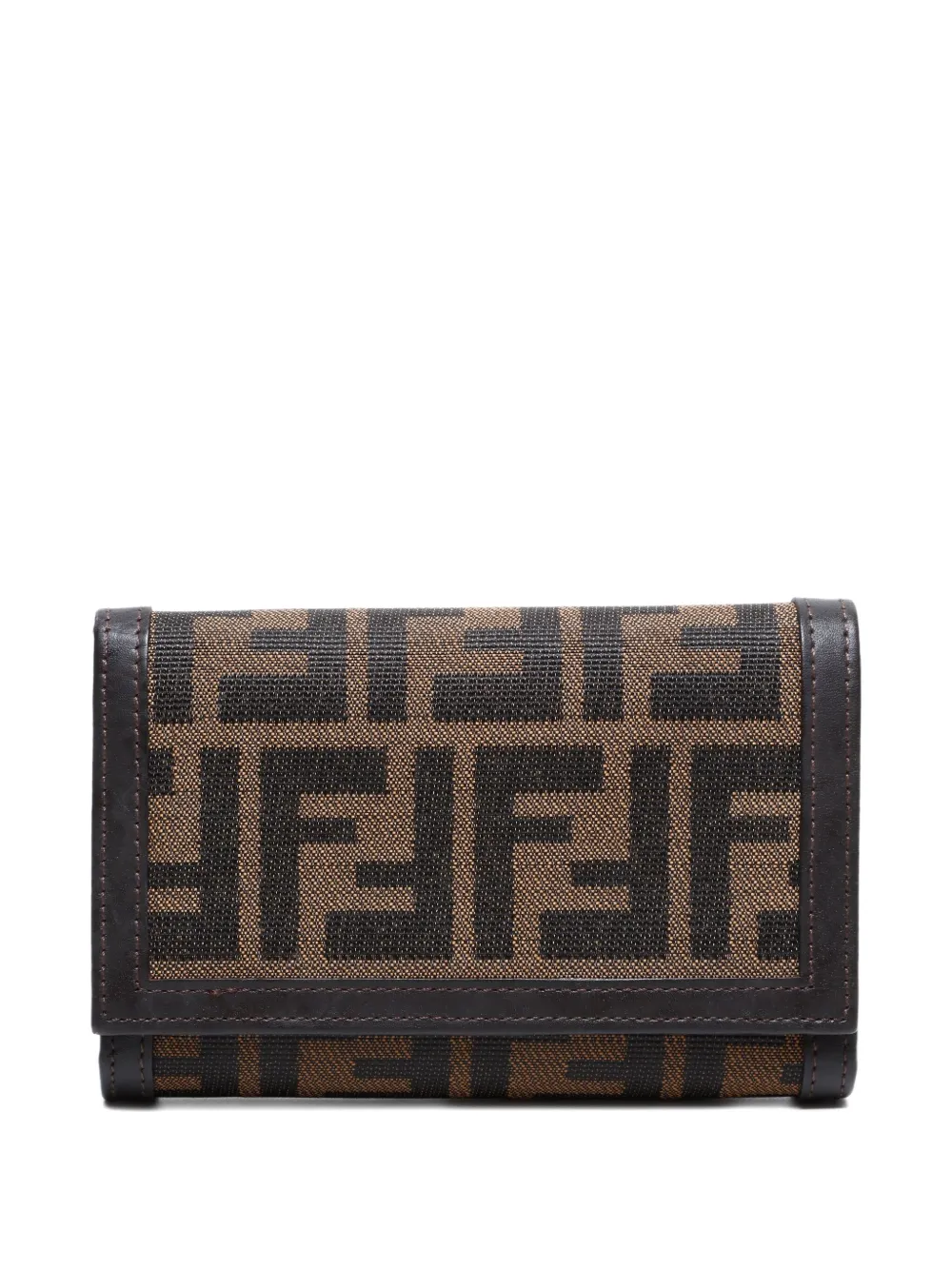 Fendi Pre-Owned 1990-2000S Zucca canvas wallet | Brown | Image 1