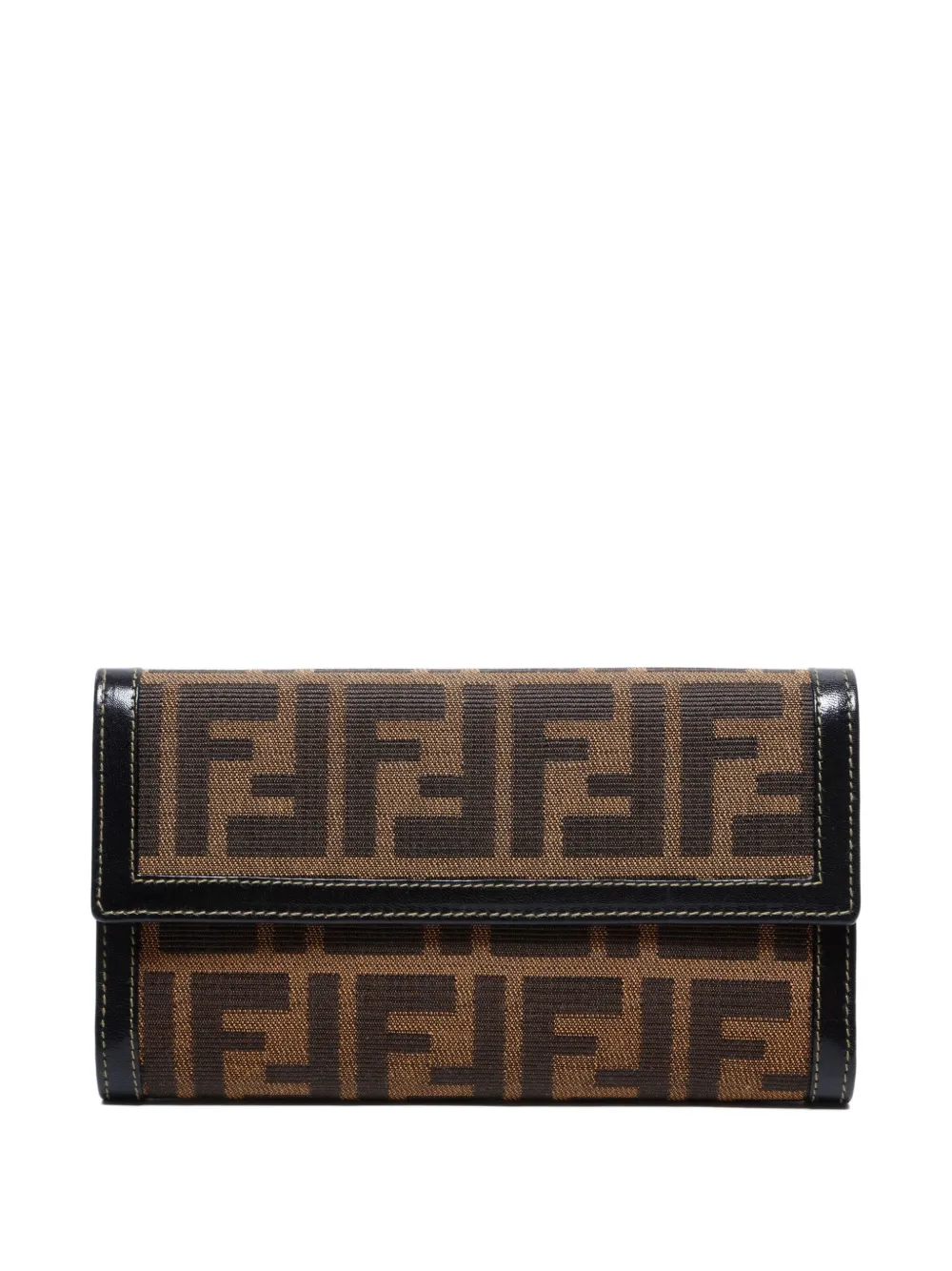 Fendi Pre-Owned 1990-2000s Zucca canvas wallet | Brown | Image 1