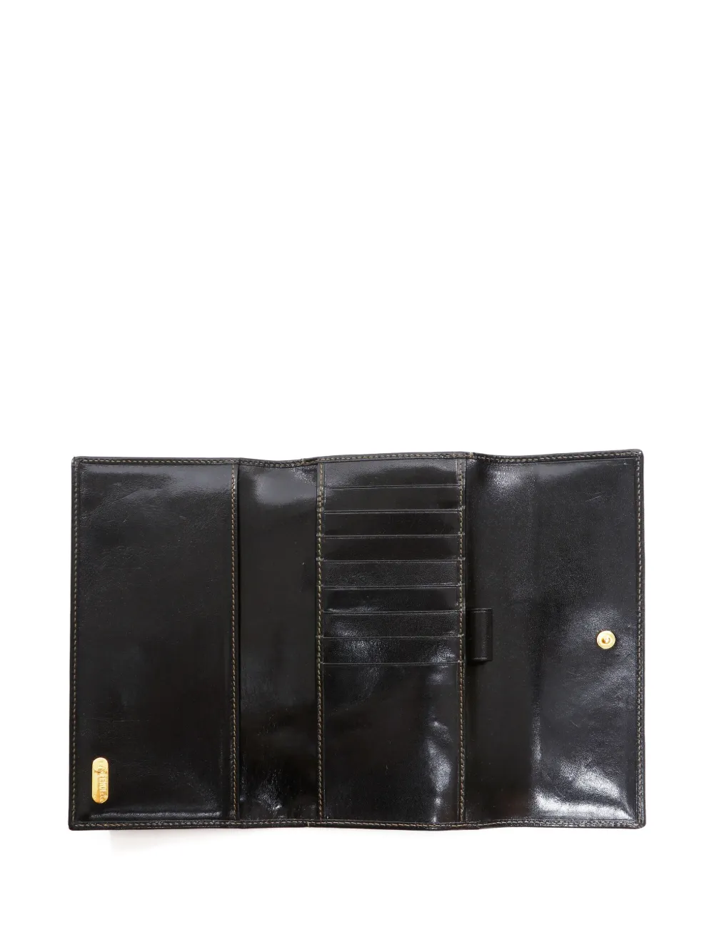Pre-owned Fendi 1990-2000s Zucca Canvas Wallet In Brown