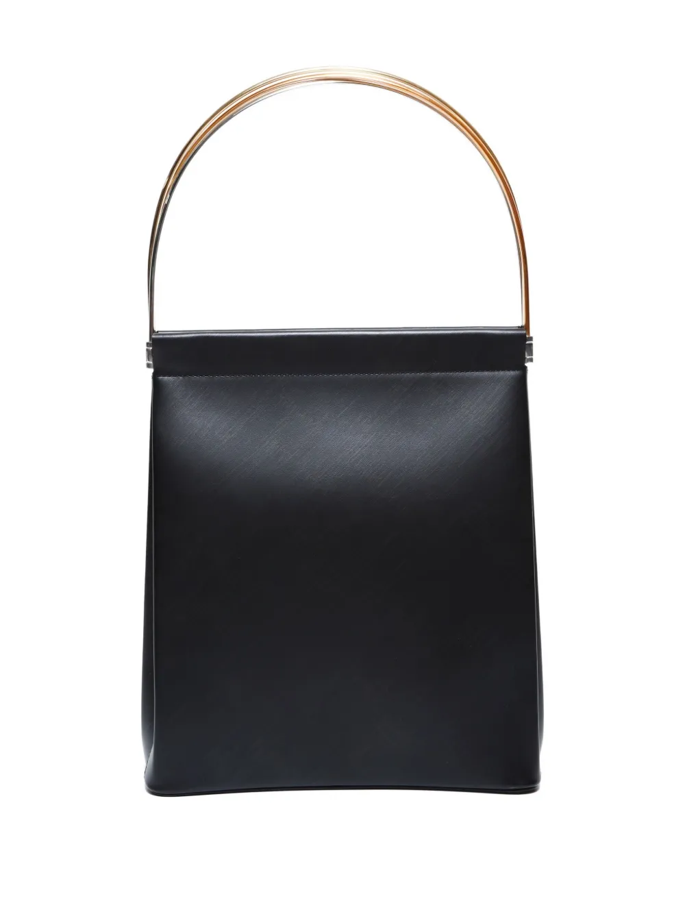 Pre-owned Cartier 1990-2000s Trinity Leather Tote Bag In Black
