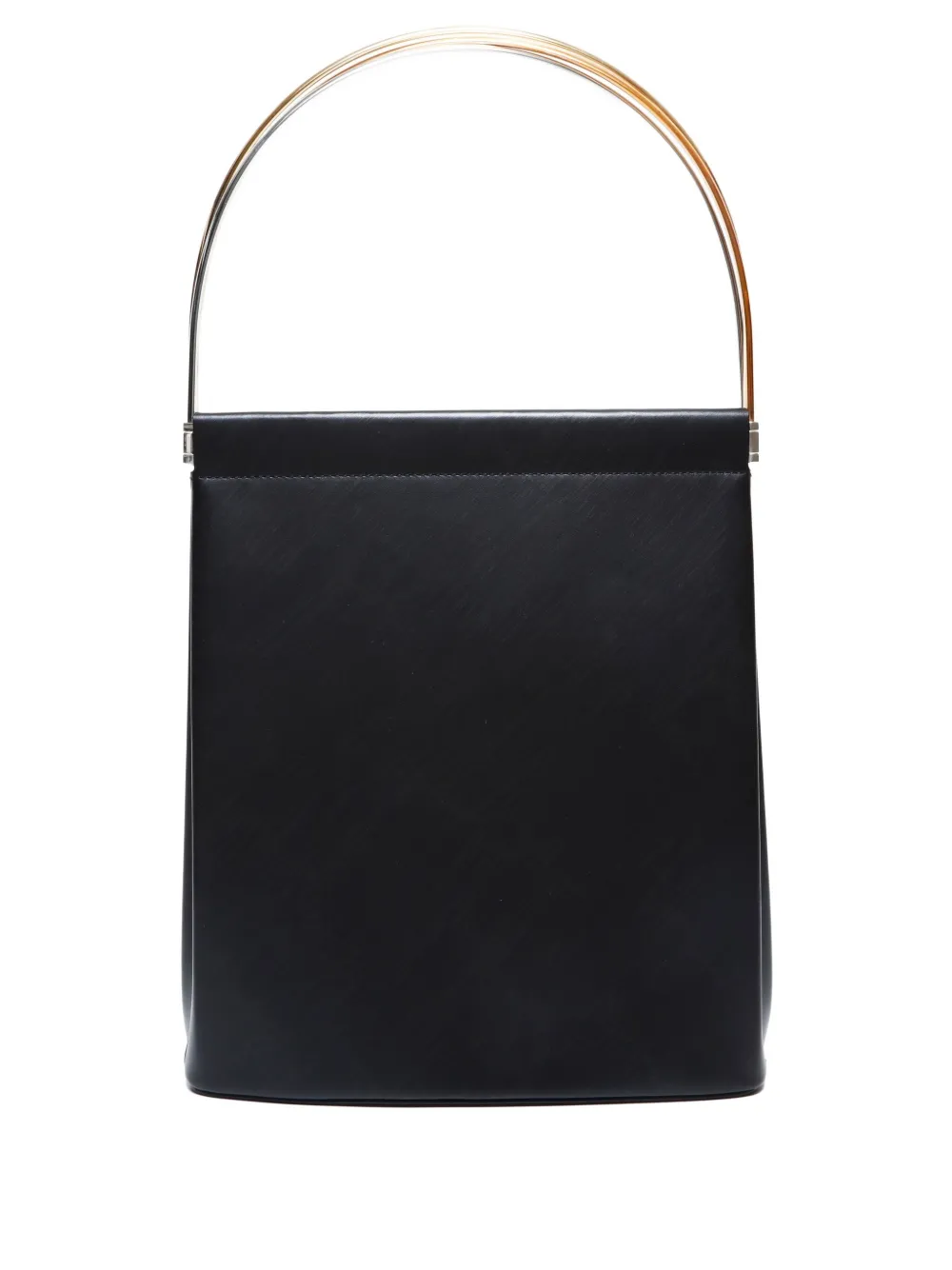 Pre-owned Cartier 1990-2000s Trinity Leather Tote Bag In Black