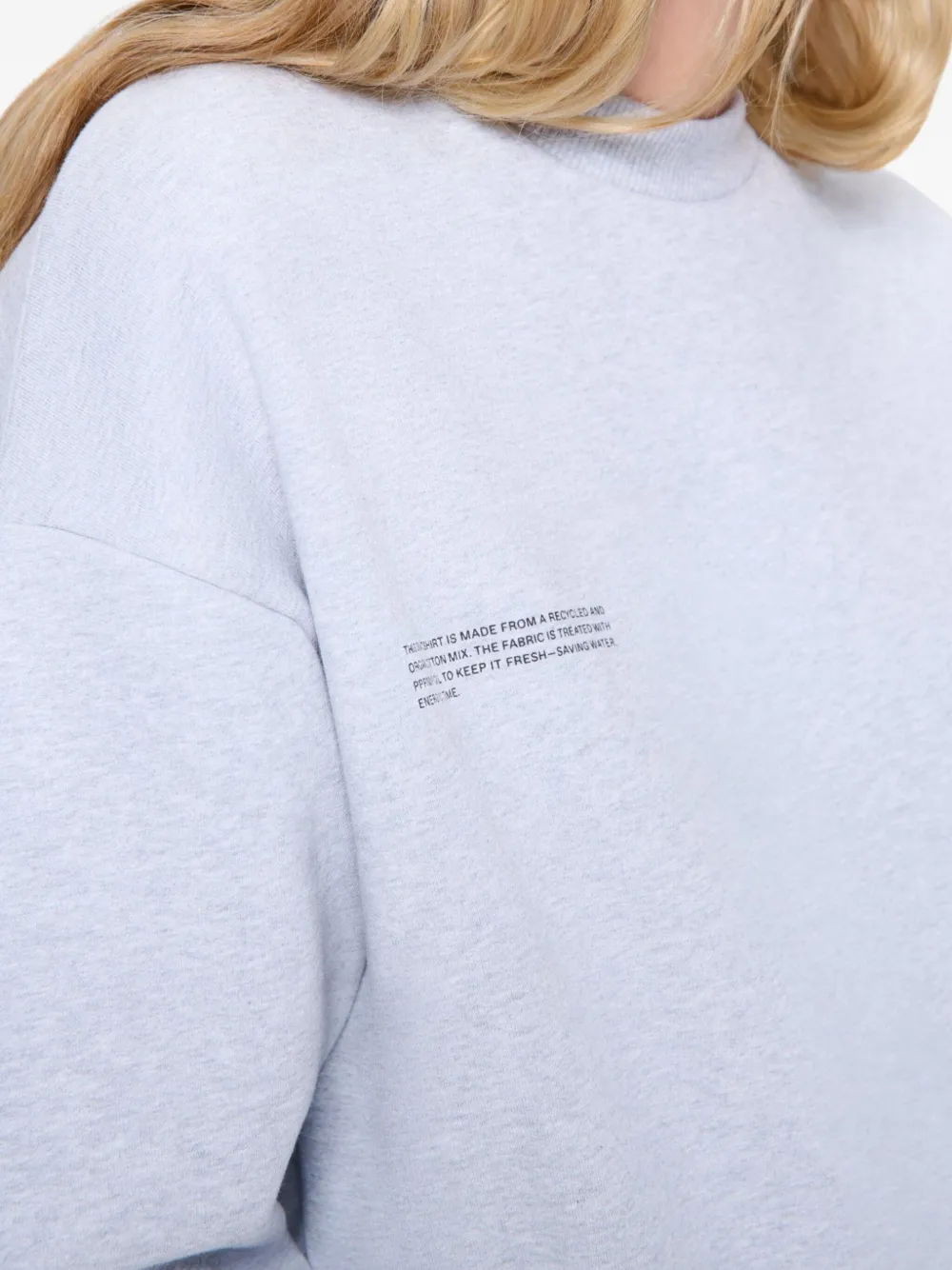 Pangaia 365 Cotton Sweatshirt In Gray