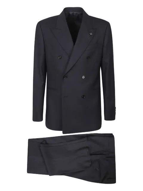 Lardini costume à veste à boutonnière croisée