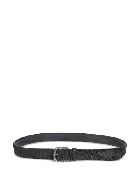 Orciani cinturón con hebilla texturizada