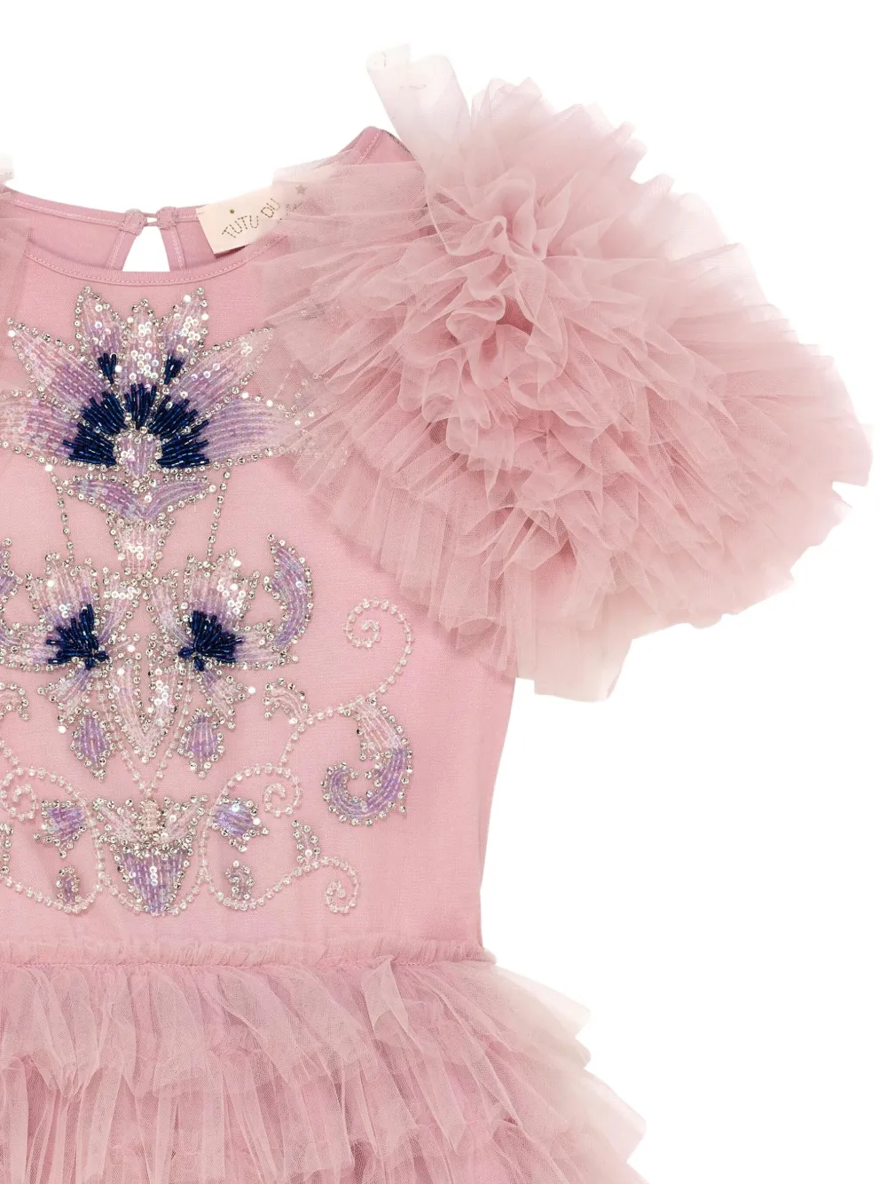 Tutu Du Monde Tapestry jurk met ruches en tutu Roze