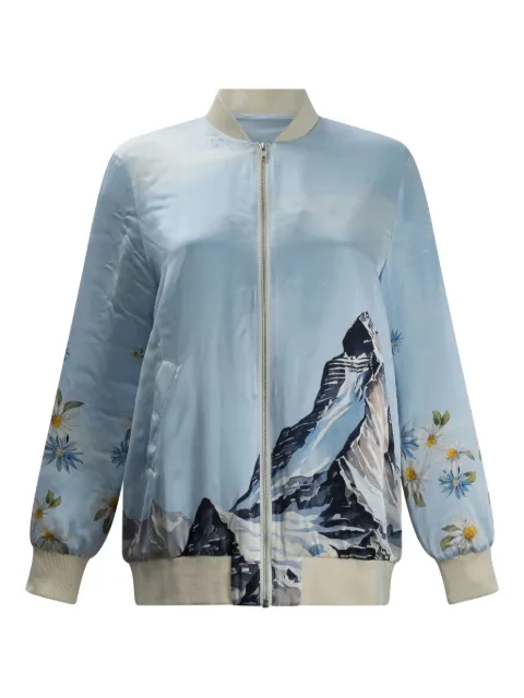 SLEEP NO MORE floral-print jacket