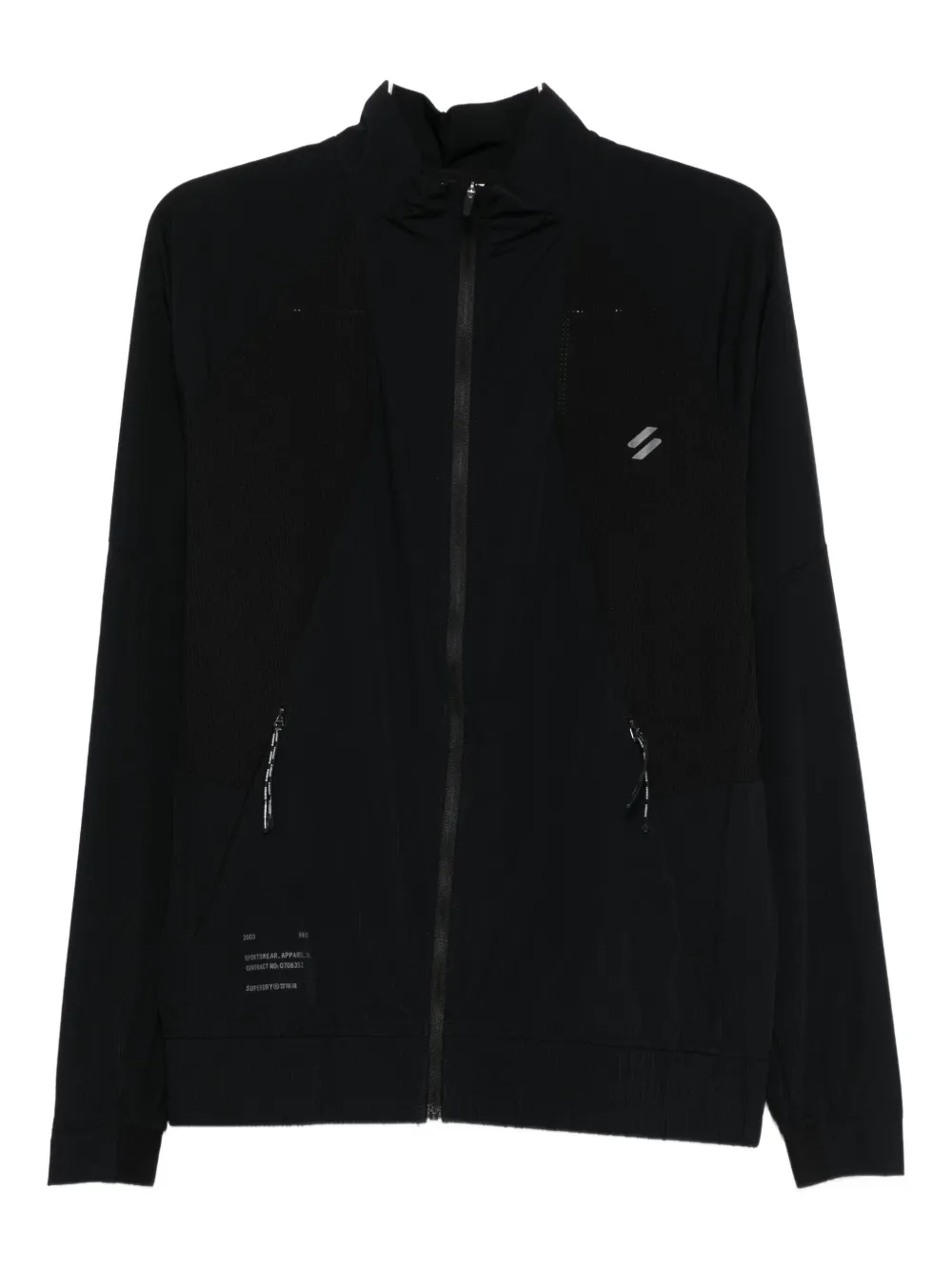 Superdry zip-up bomber jacket | Black | Image 1