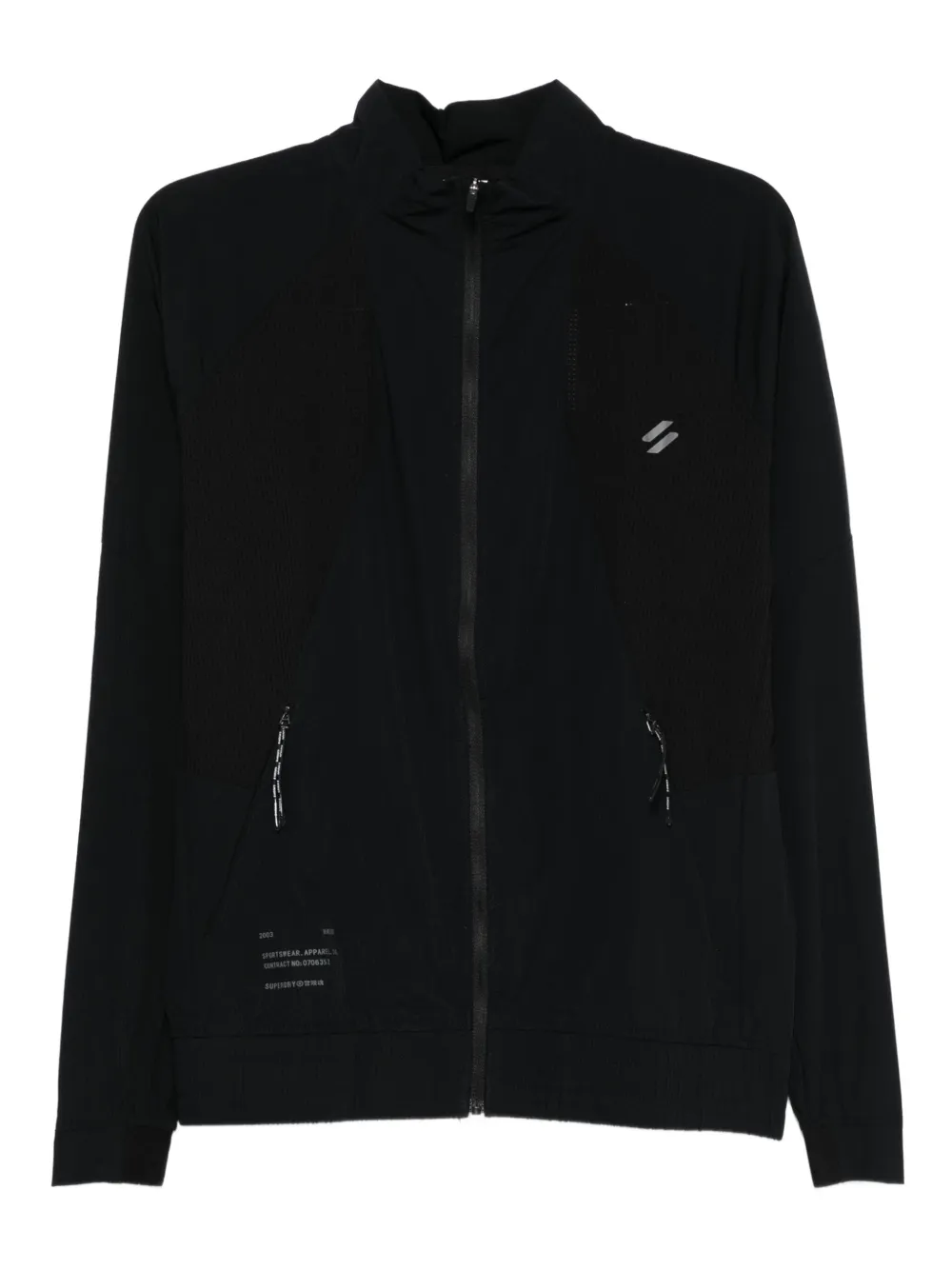 Superdry zip-up bomber jacket | Black | Image 1
