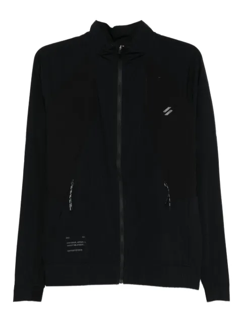 Superdry chamarra bomber con cierre