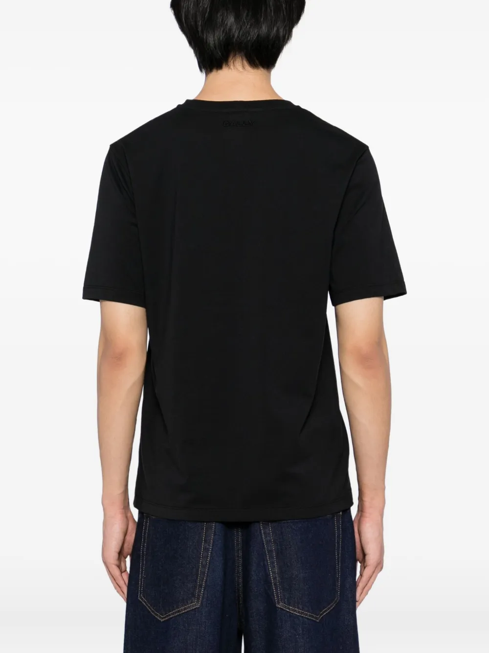 Bally Katoenen T-shirt met grafische print Zwart