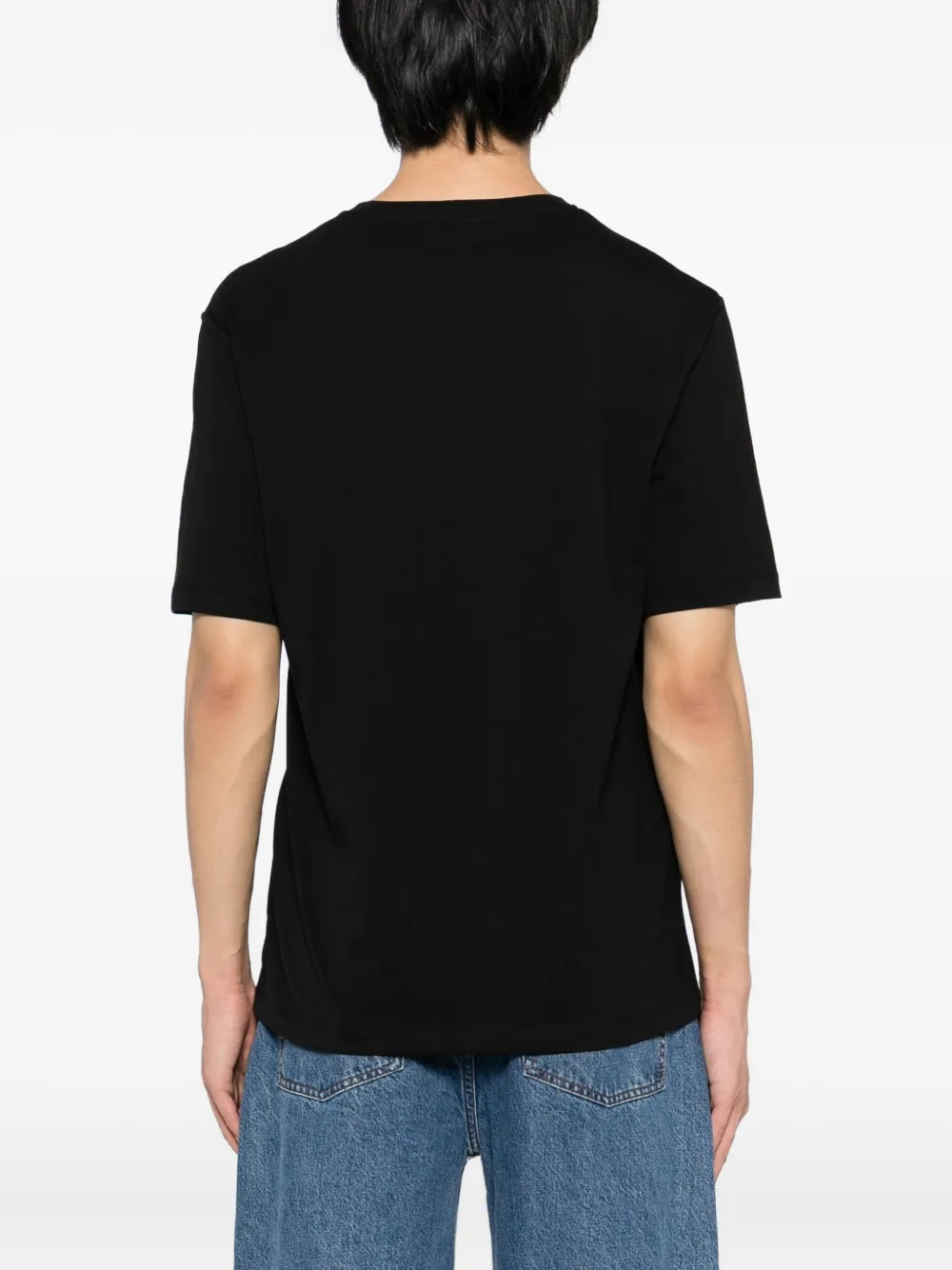 Bally Katoenen T-shirt met logoprint Blauw