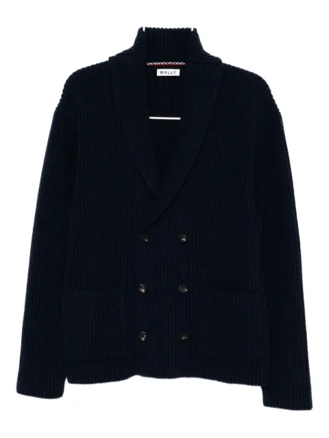 Bally cárdigan con cuello esmoquin