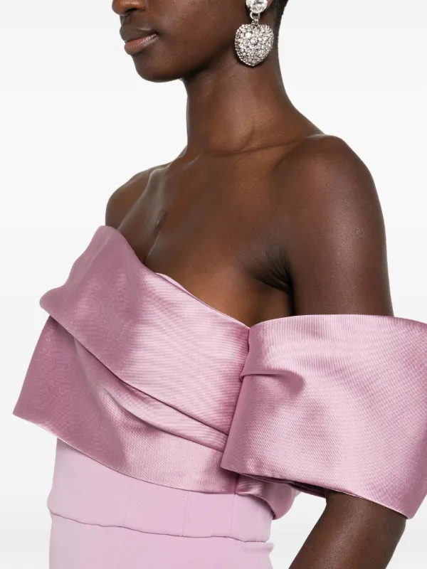 Solace London Alexis Maxi Dress | Pink | FARFETCH KW