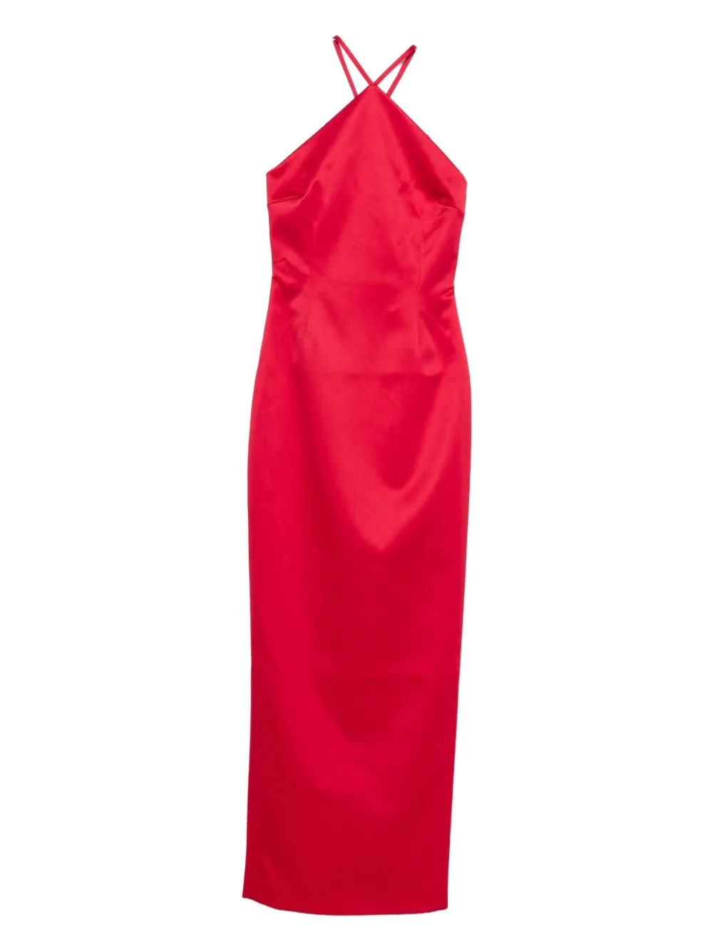 Solace London Riva Maxi Dress In Red
