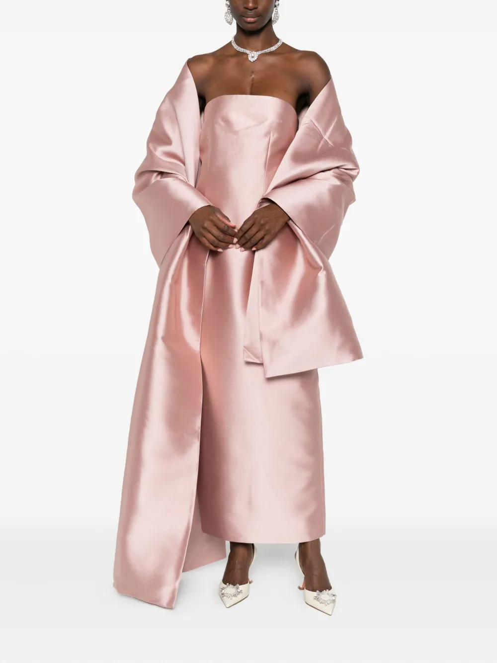 Solace London Renee gown dress - Roze