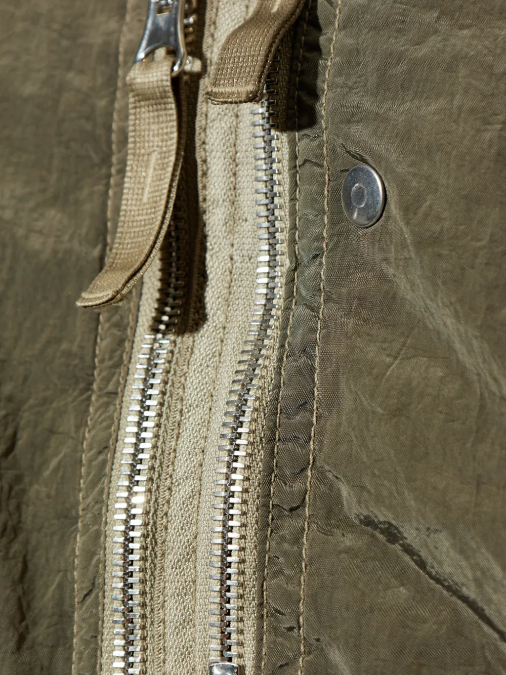 Stone Island Shirtjack met rits Groen