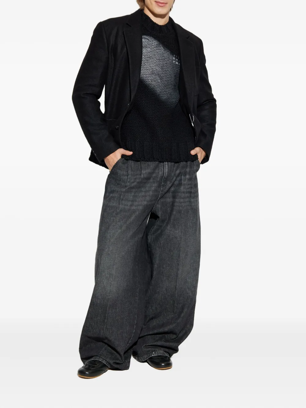 Maison Margiela button-fastening jeans - Grijs