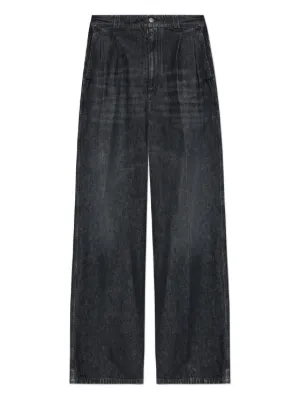 Balenciaga ワイドジーンズ | ブラック | FARFETCH JP