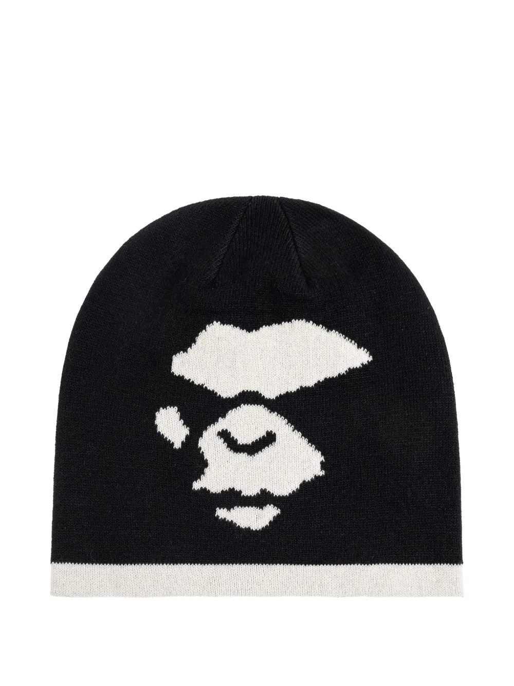A BATHING APE® gorro con cabeza de simio | negro | Image 1