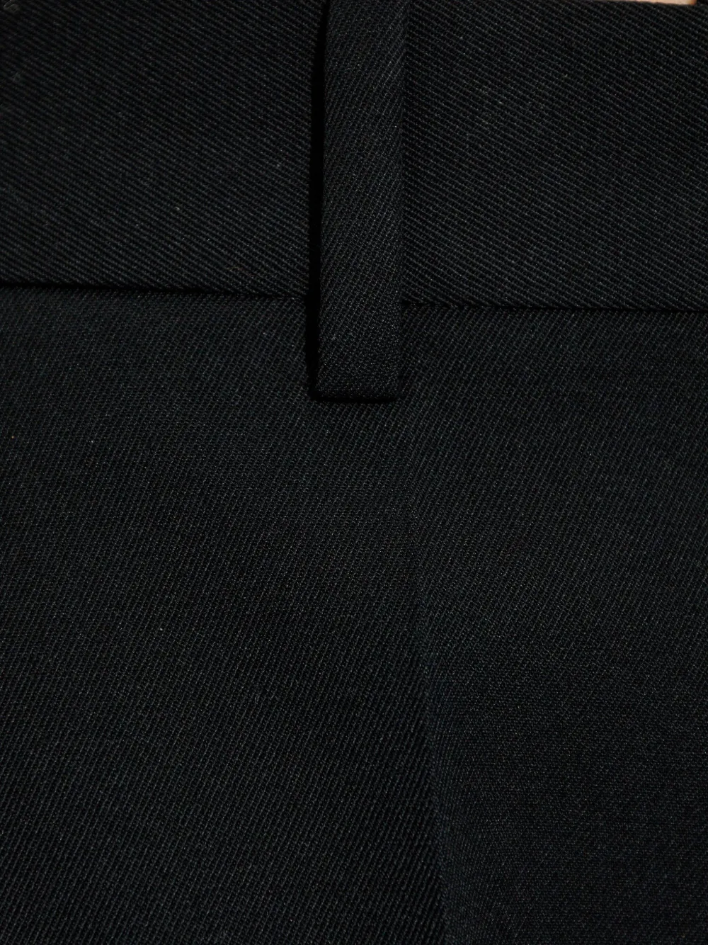 Jil Sander Wollen plooibroek Zwart