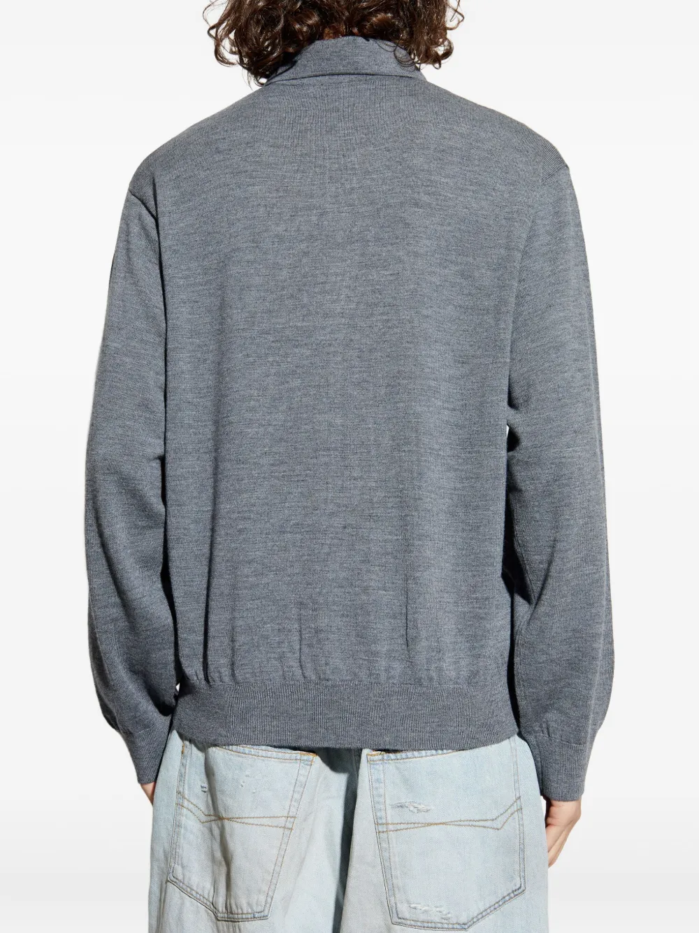 Balenciaga Wollen polotrui Grijs