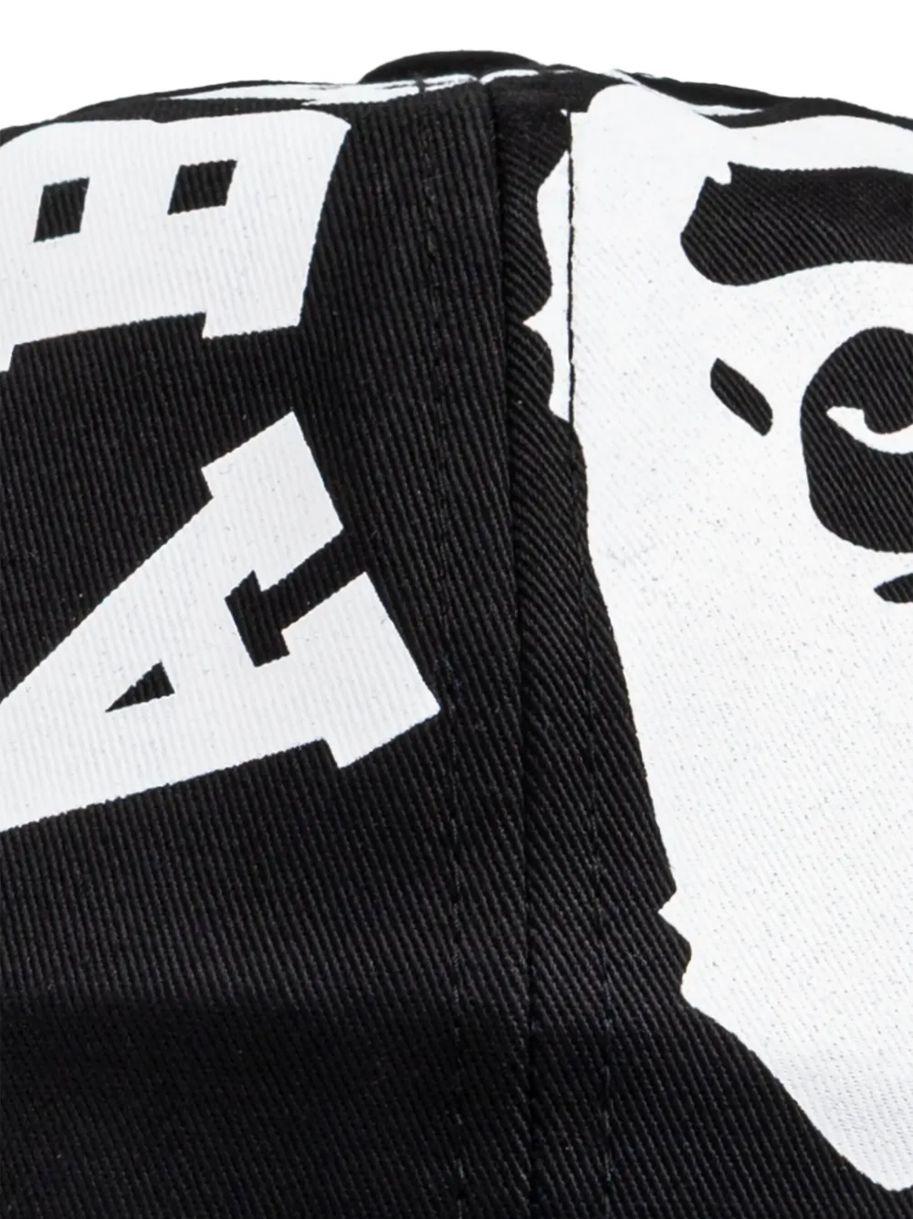 A Bathing Ape Graphic-print Baseball Cap In Black