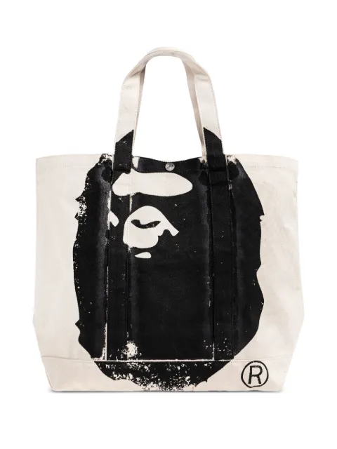 A BATHING APE® printed tote bag